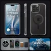Husa Spigen Ultra Hybrid MagSafe pentru iPhone 15 Pro Max, Carbon Fiber