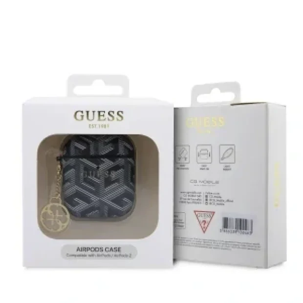 Husa Guess G Cube Charm pentru AirPods 1/2 Black