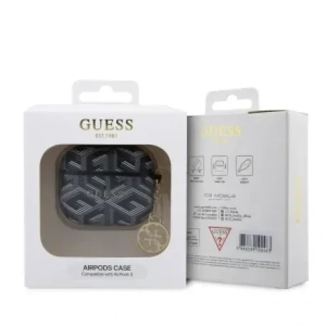 Husa Guess G Cube Charm pentru AirPods 3 Black