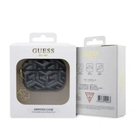Husa Guess G Cube Charm pentru AirPods Pro 2 Black