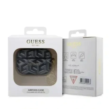 Husa Guess G Cube Charm pentru AirPods Pro Black