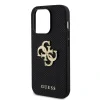 Husa Guess PU Perforated 4G Glitter Metal Logo pentru iPhone 14 Pro Max Black