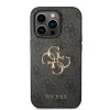 Husa Guess PU 4G Metal Logo pentru iPhone 15 Pro Max Grey