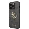 Husa Guess PU 4G Metal Logo pentru iPhone 15 Pro Max Grey