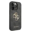 Husa Guess PU 4G Metal Logo pentru iPhone 15 Pro Max Grey