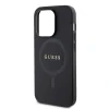 Husa Guess PU Saffiano MagSafe pentru iPhone 15 Pro Black