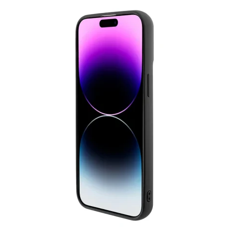 Husa Guess Sequin Script Logo pentru iPhone 15 Pro Max Black
