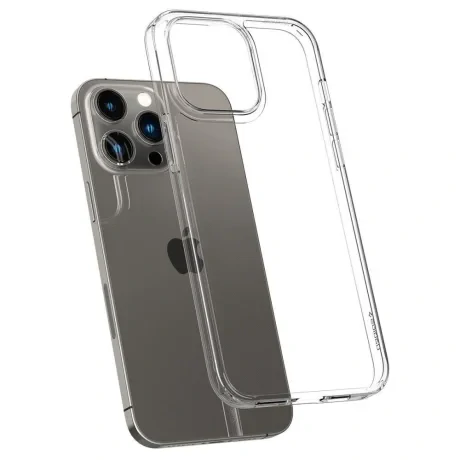 Husa Spate Spigen AirSkin Hybrid pentru iPhone 15 Pro Max Transparent