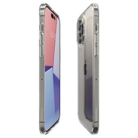 Husa Spate Spigen AirSkin Hybrid pentru iPhone 15 Pro Max Transparent