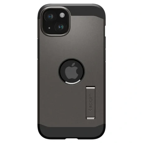 Husa Spigen Tough Armor MagSafe pentru iPhone 15, Gunmetal
