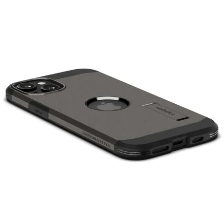 Husa Spigen Tough Armor MagSafe pentru iPhone 15, Gunmetal