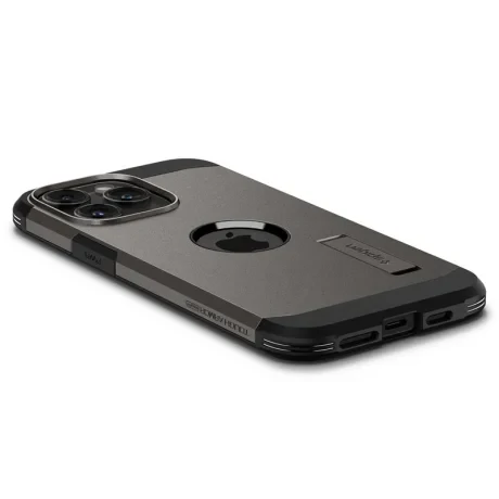 Husa Spigen Tough Armor MagSafe pentru iPhone 15 Pro Max, Gunmetal