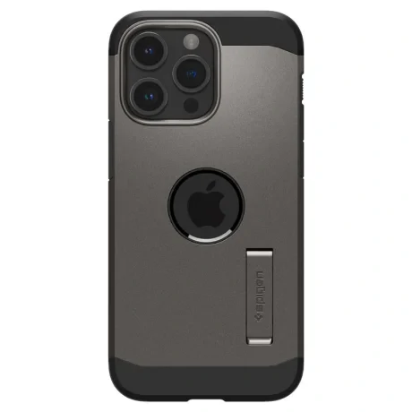 Husa Spigen Tough Armor MagSafe pentru iPhone 15 Pro Max, Gunmetal