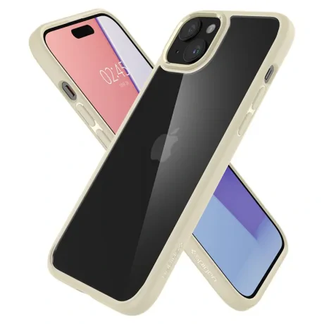Husa Spigen Ultra Hybrid pentru iPhone 15, Mute beige