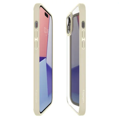 Husa Spigen Ultra Hybrid pentru iPhone 15, Mute beige
