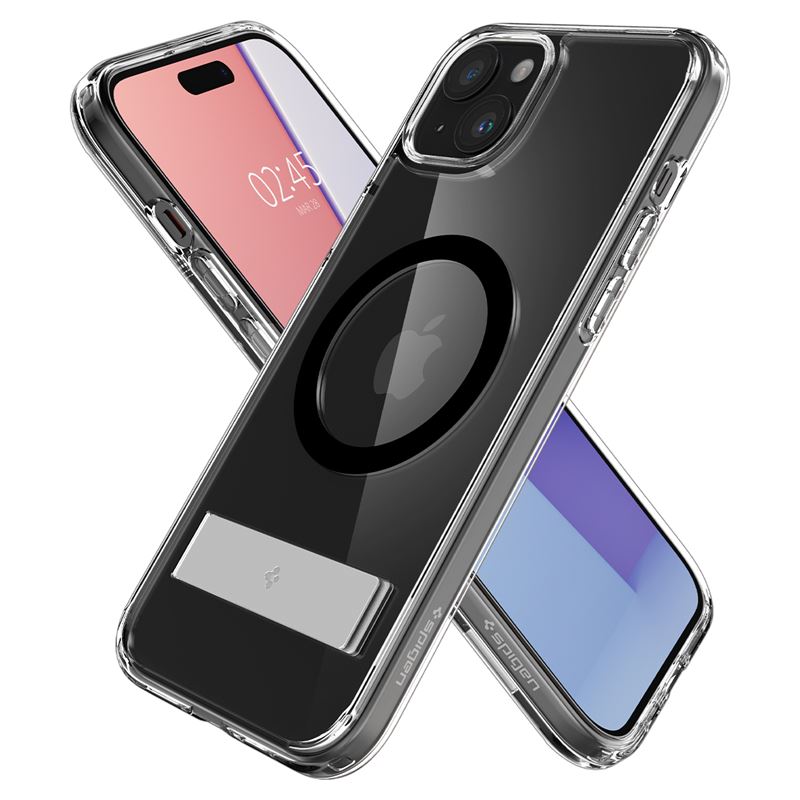 Husa Spigen Ultra Hybrid S MagSafe pentru  iPhone 15, Black thumb