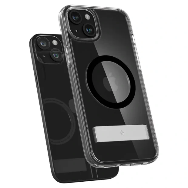 Husa Spigen Ultra Hybrid S MagSafe pentru iPhone 15 Plus, Black