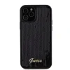 Husa Guess Sequin Script Logo pentru iPhone 12/12 Pro Black