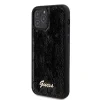 Husa Guess Sequin Script Logo pentru iPhone 12/12 Pro Black