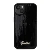 Husa Guess Sequin Script Logo pentru iPhone 13 Black