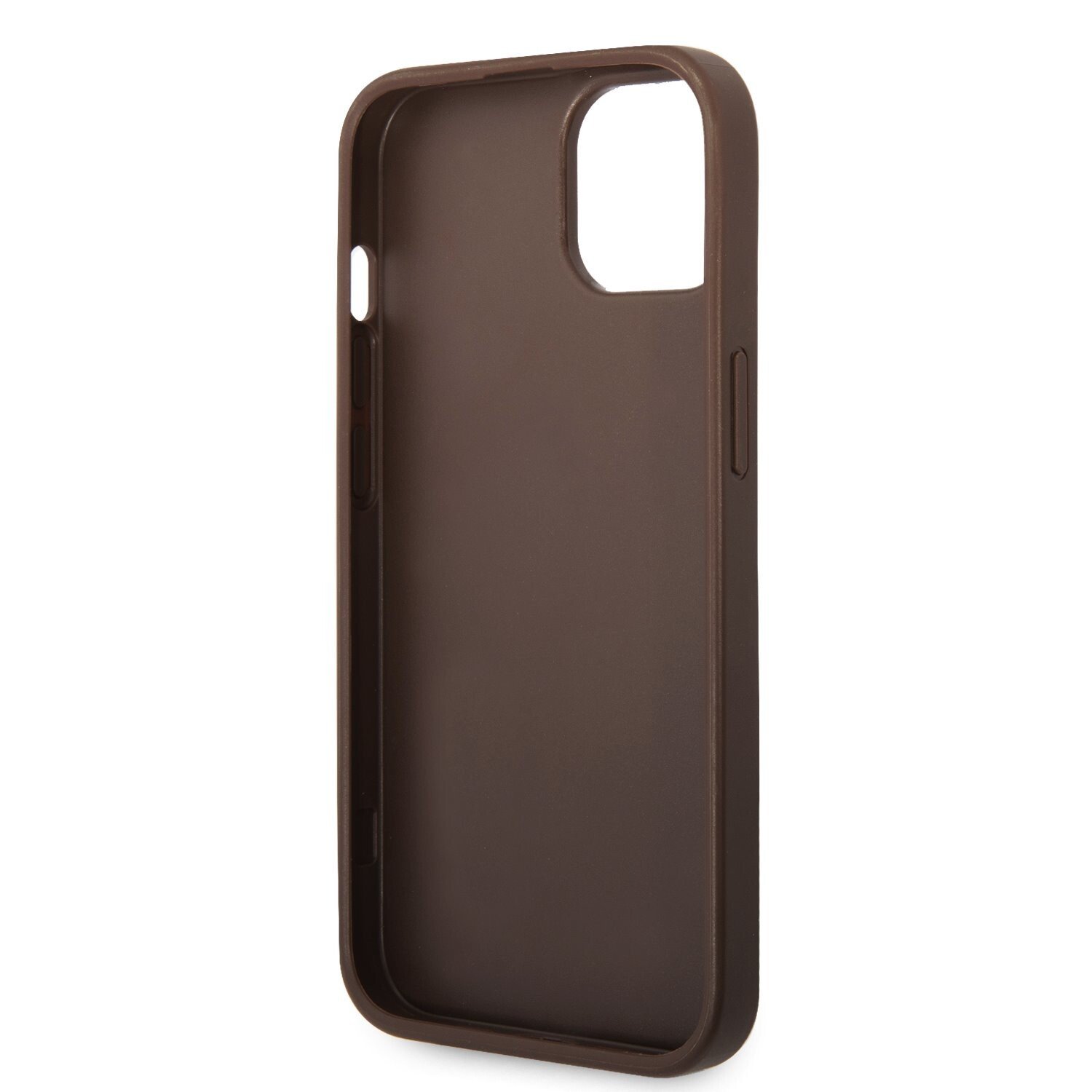 Husa Guess PU 4G Metal Logo pentru iPhone 15 Brown thumb