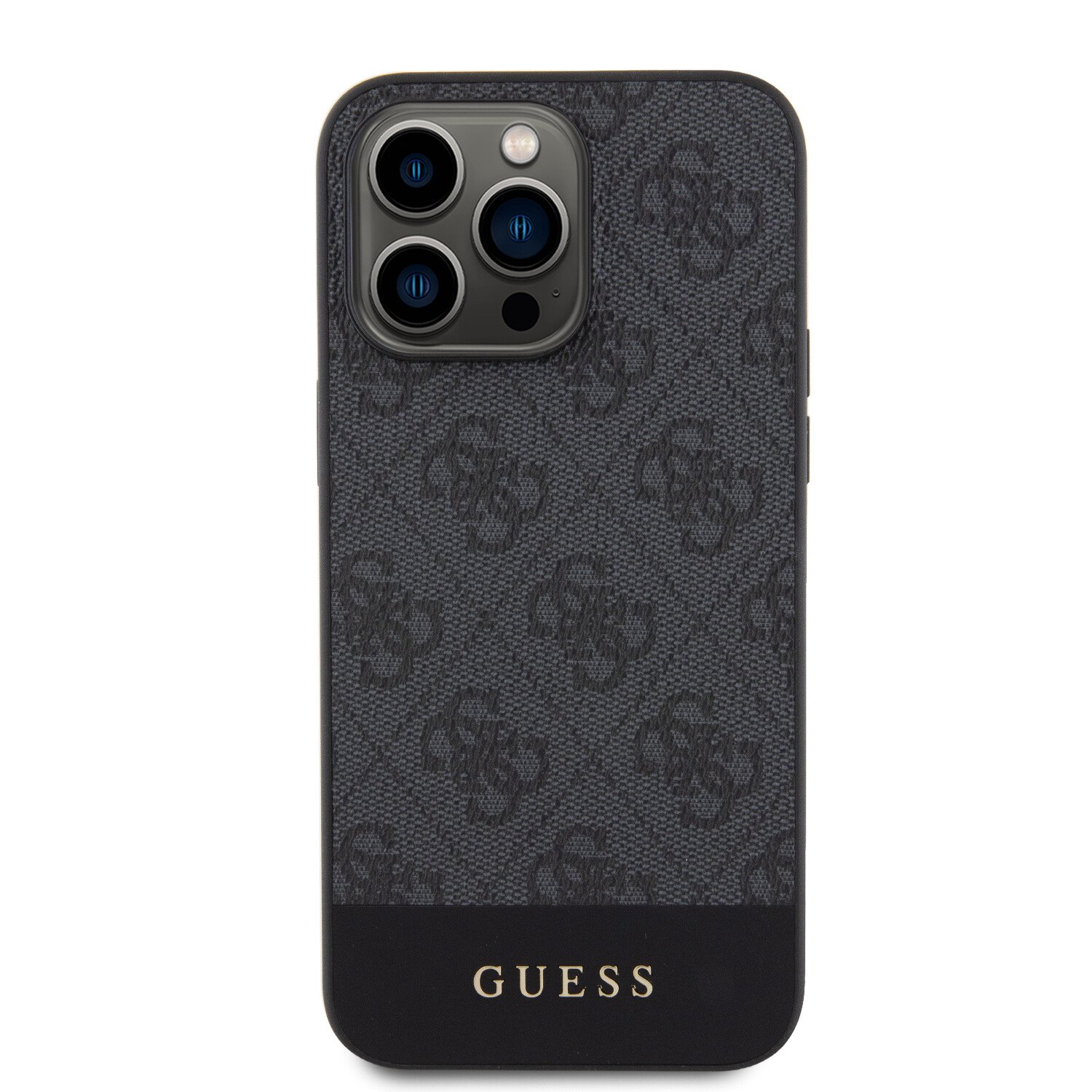 Husa Guess PU 4G Stripe MagSafe pentru iPhone 15 Pro Max Black thumb