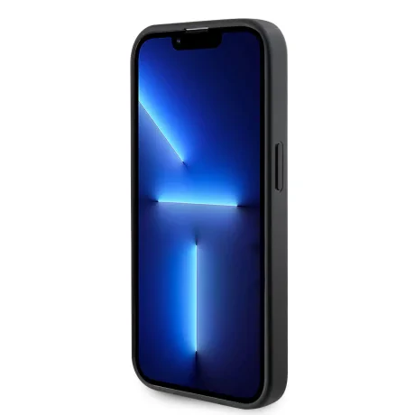 Husa Guess PU Saffiano MagSafe pentru iPhone 15 Pro Max Black