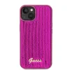 Husa Guess Sequin Script Logo pentru iPhone 13 Magenta