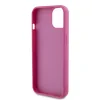 Husa Guess Sequin Script Logo pentru iPhone 13 Magenta