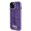 Husa Guess Sequin Script Logo pentru iPhone 13 Purple