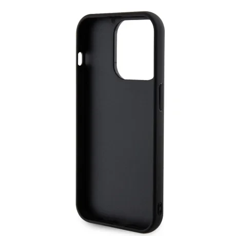 Husa Guess Sequin Script Logo pentru iPhone 14 Pro Black
