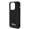 Husa Guess Sequin Script Logo pentru iPhone 14 Pro Black