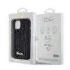 Husa Guess Sequin Script Logo pentru iPhone 15 Black