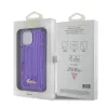 Husa Guess Sequin Script Logo pentru iPhone 15 Purple
