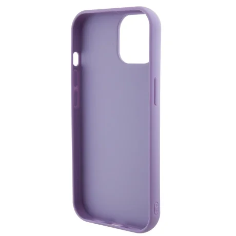 Husa Guess Sequin Script Logo pentru iPhone 15 Purple