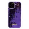 Husa Guess Sequin Script Logo pentru iPhone 15 Purple