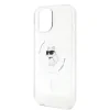 Husa Karl Lagerfeld IML Choupette MagSafe pentru iPhone 15 Transparent