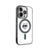 Husa Spate MagSafe Karl Lagerfeld IML Choupette Head pentru iPhone 15 Pro KLHMP15LHCHNOTK Transparent