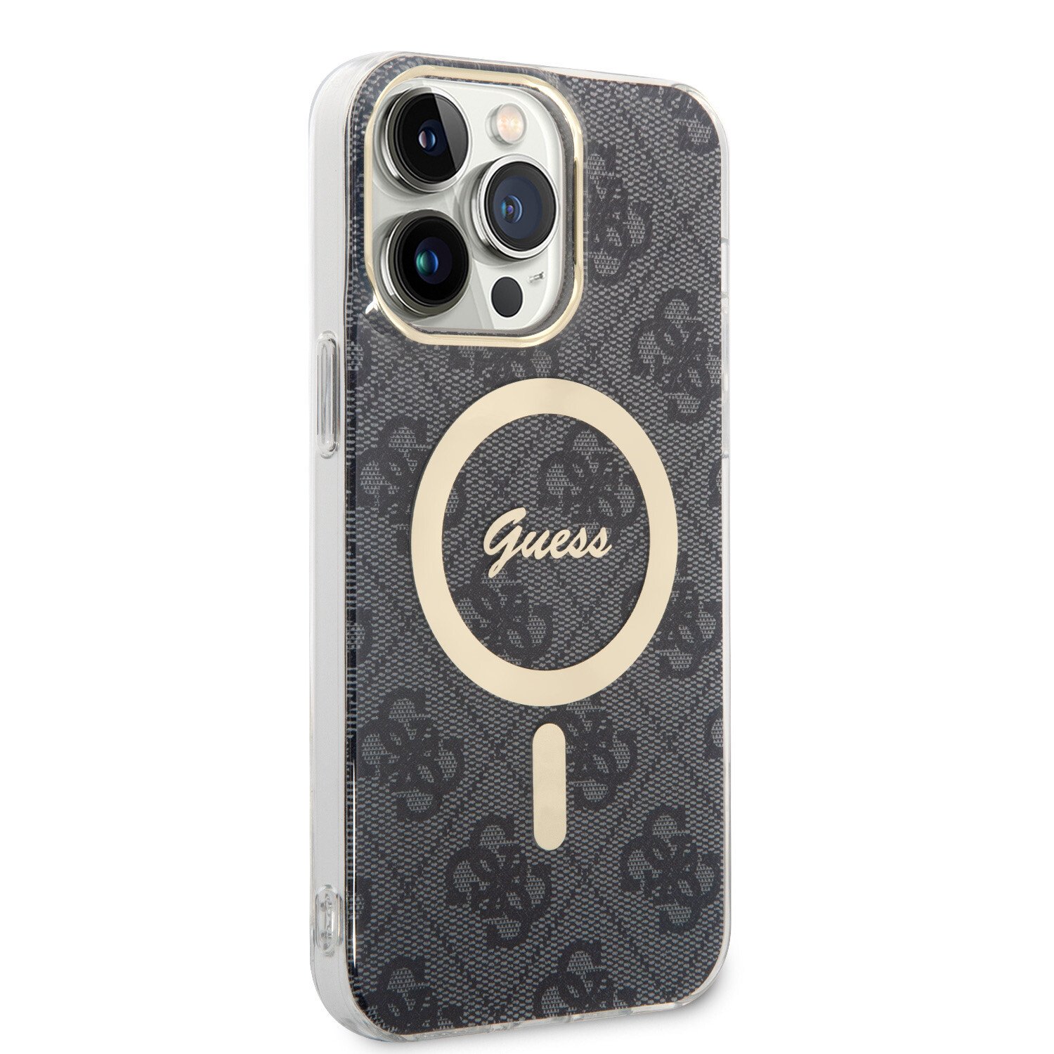 Husa Guess IML 4G MagSafe Zadni pentru iPhone 15 Pro Max Black thumb