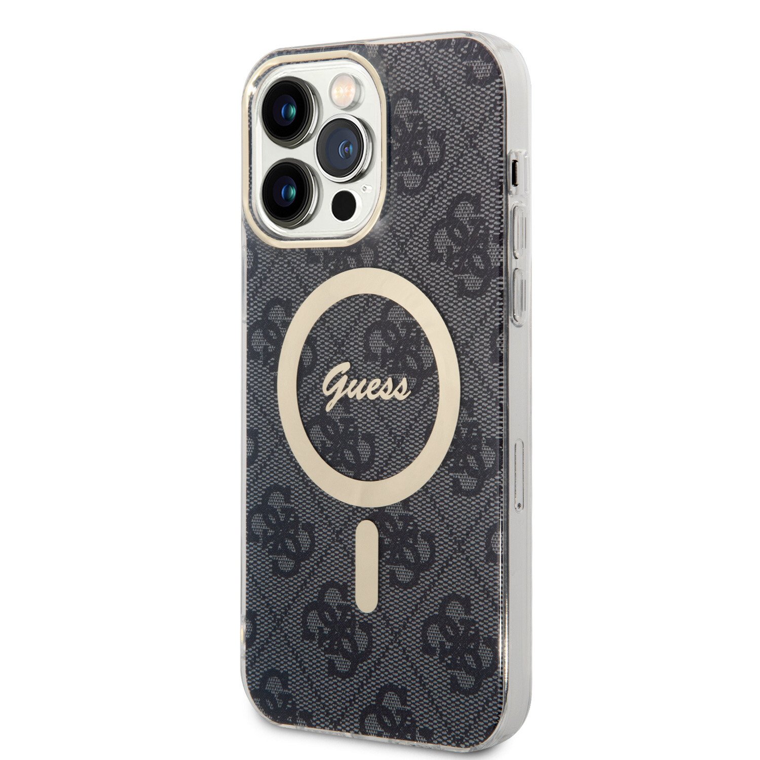 Husa Guess IML 4G MagSafe Zadni pentru iPhone 15 Pro Max Black thumb