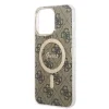 Husa Guess IML 4G MagSafe pentru iPhone 15 Pro Max Brown
