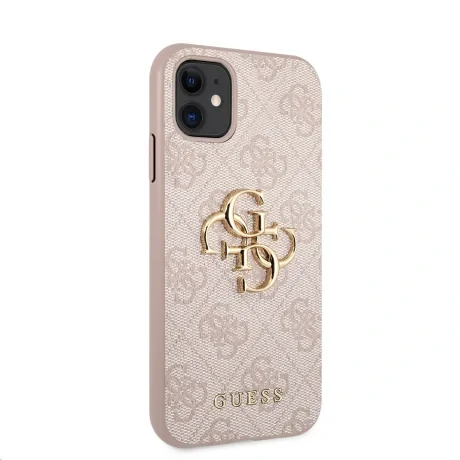 Husa Cover Guess Metal Logo pentru iPhone 11 Pink
