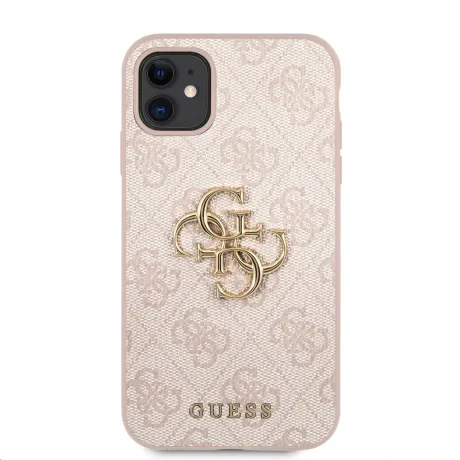 Husa Cover Guess Metal Logo pentru iPhone 11 Pink