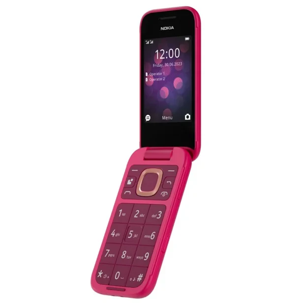 Telefon Mobil Nokia 2660 Flip 4G Dual-Sim Roz 2660 Flip