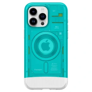 Husa Spigen Classic C1 MagSafe iPhone 15 Pro, Bondi Blue