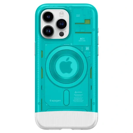 Husa Spigen Classic C1 MagSafe iPhone 15 Pro, Bondi Blue