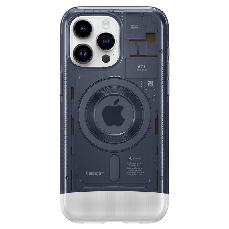 Husa Spigen Classic C1 MagSafe pentru iPhone 15 Pro, Graphite thumb