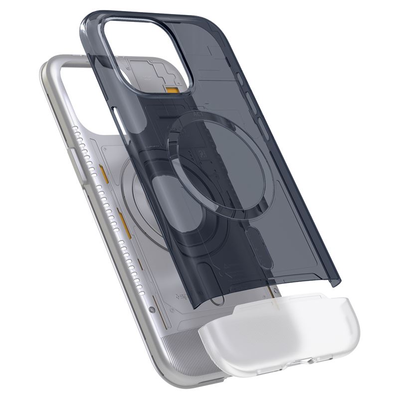 Husa Spigen Classic C1 MagSafe pentru iPhone 15 Pro, Graphite thumb