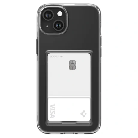 Husa Spigen Crystal Slot pentru iPhone 15 Plus, Crystal Clear