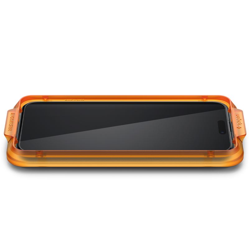 Folie sticlaSpigen Glass tR AlignMaster 2 Pack iPhone 15 Pro Max, FC Black thumb